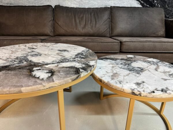 Patagonia White Kwartsiet Natuursteen Tafelblad