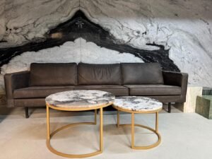 Patagonia White Kwartsiet Natuursteen Tafelblad Patagonia White Kwartsiet Natuursteen Tafelblad