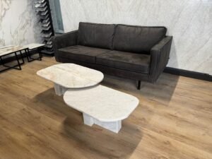 Natuursteen kwartsiet Cristallo tafel