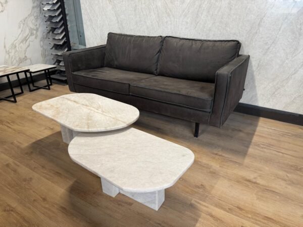 Natuursteen kwartsiet Cristallo tafel Natuursteen kwartsiet Cristallo tafel