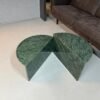 Groen marmer tafels