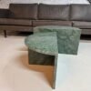 Groen marmer tafels