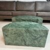 Groen marmer tafels